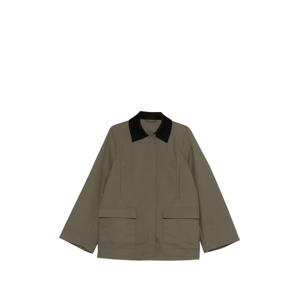 Toteme Green Jackets - Oversized Jackets Women