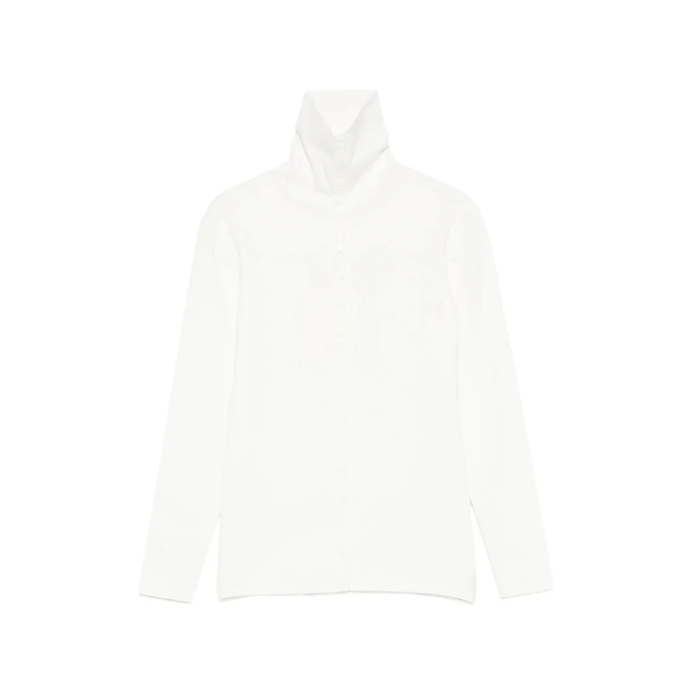 Toteme White Tops - Cardigans Women