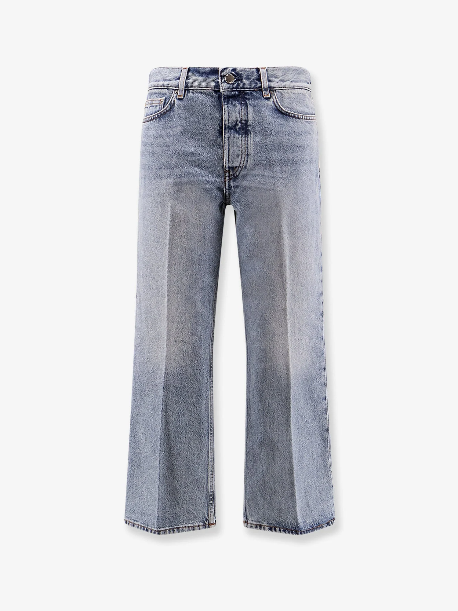 Toteme Women Cotton Jeans With Flared Bottom