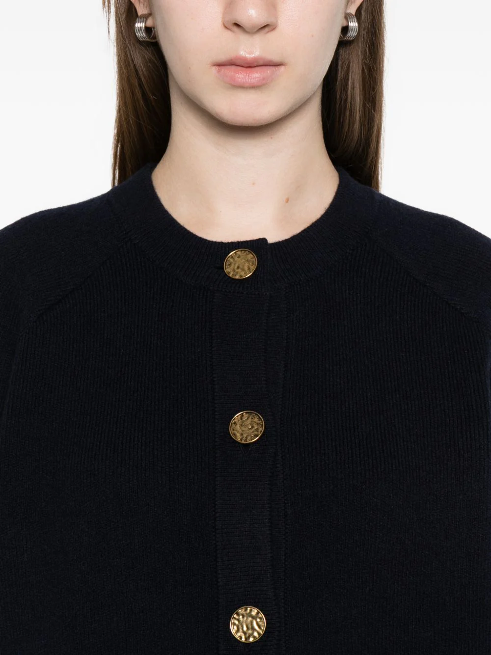 Toteme Women Hammered Button Cardigan - Image 3