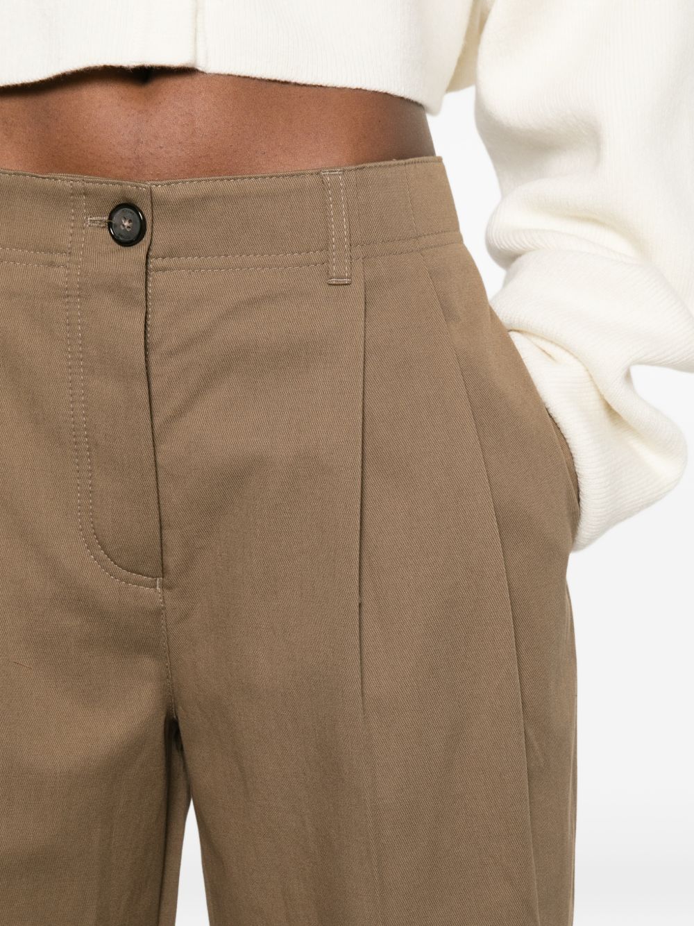Toteme Women Organic Cotton Trousers - Image 2