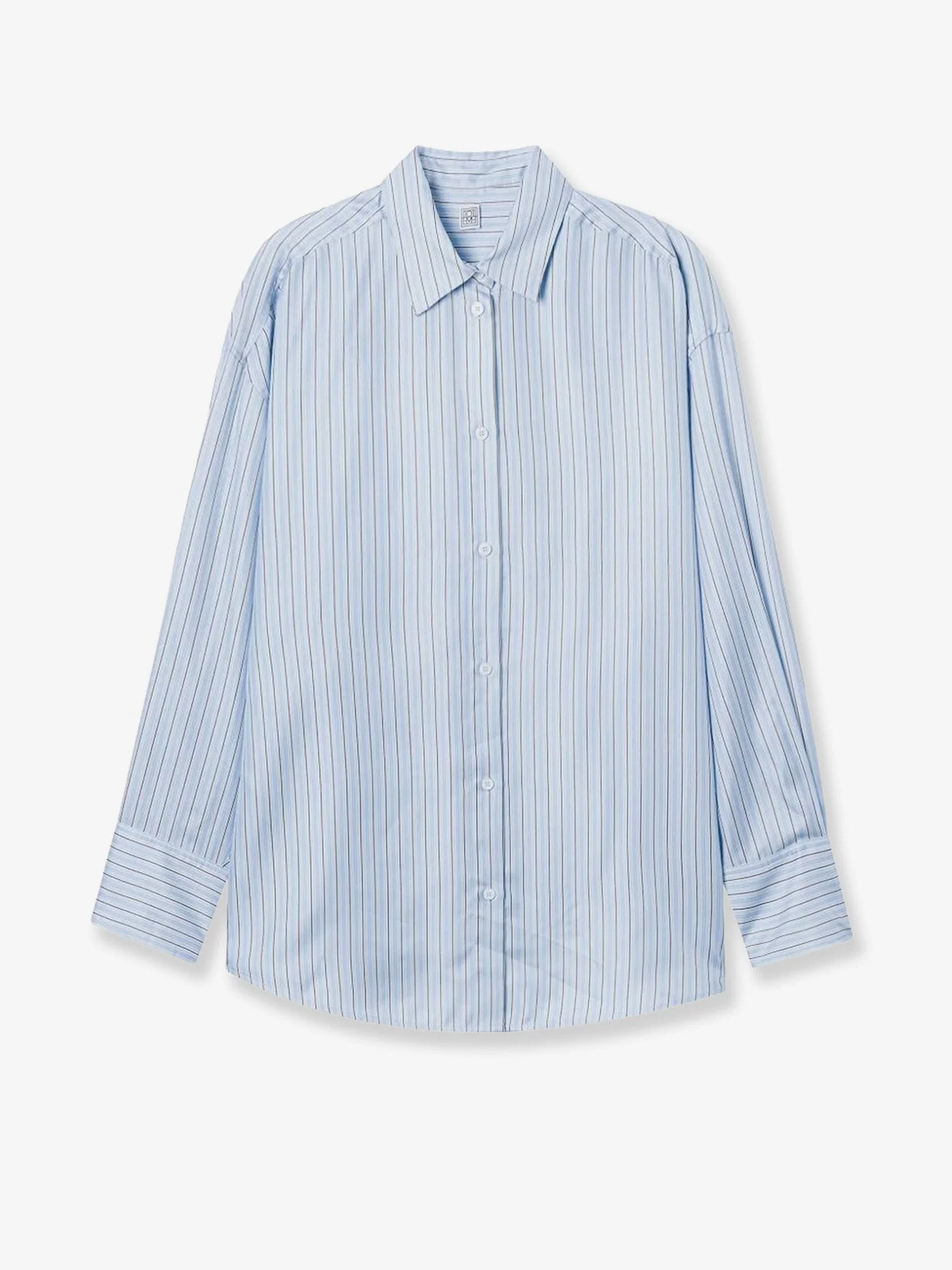Toteme Women Silk Shirt With Striped Pattern