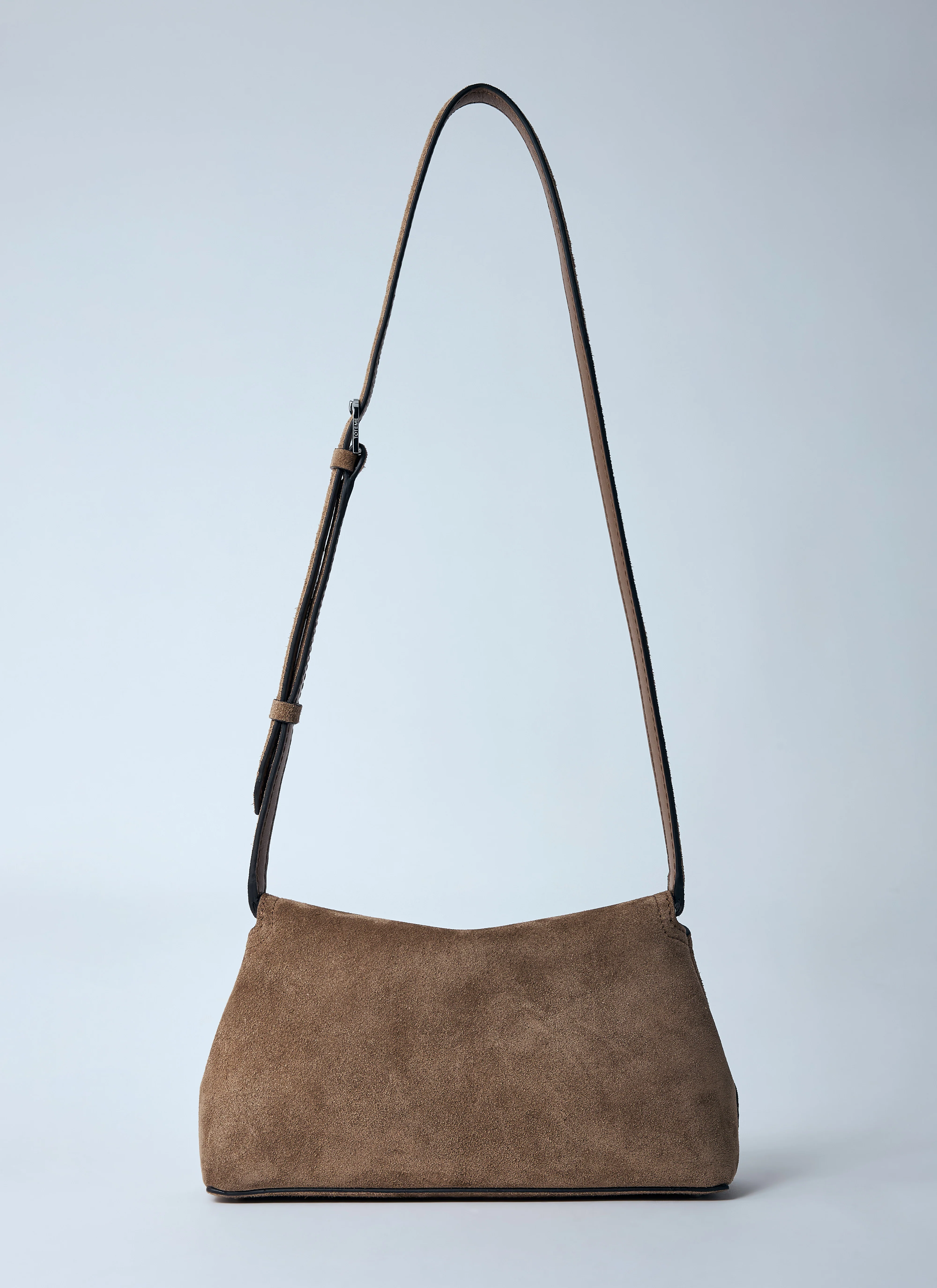 Toteme Women T-Lock Suede Clutch - Image 7