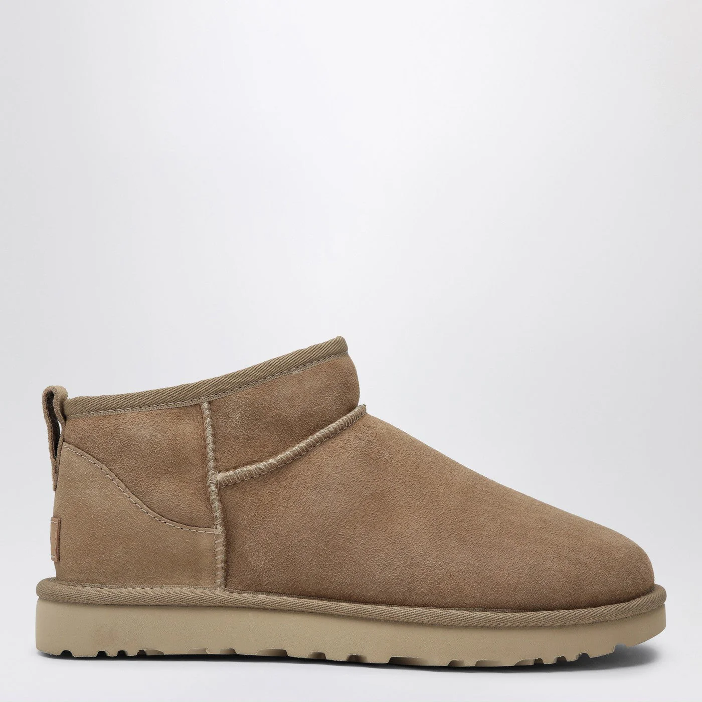 Ugg Classic Ultra Mini Ankle Boots In Sand Women