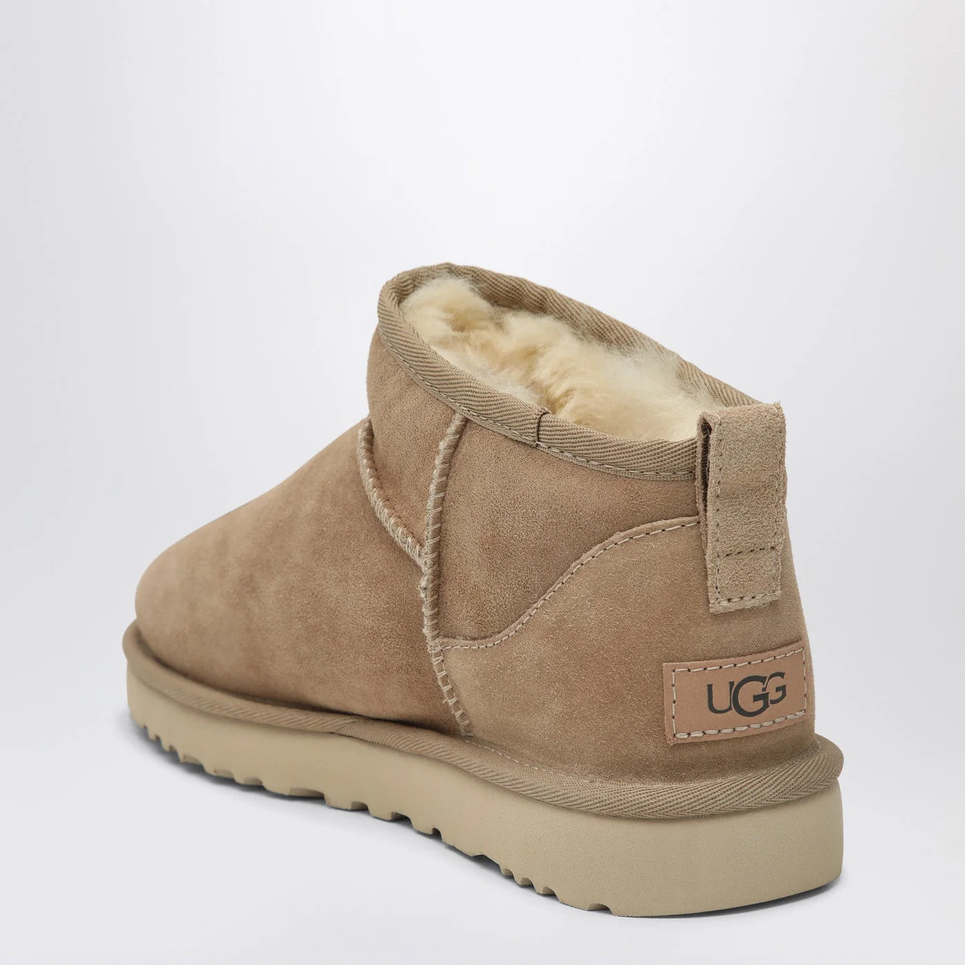 Ugg Classic Ultra Mini Ankle Boots In Sand Women - Image 2
