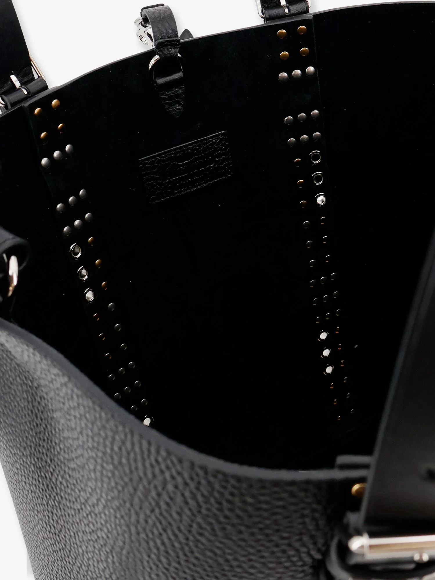 Valentino Garavani Men Leather Shoulder Bag With Iconic Studs - Image 4