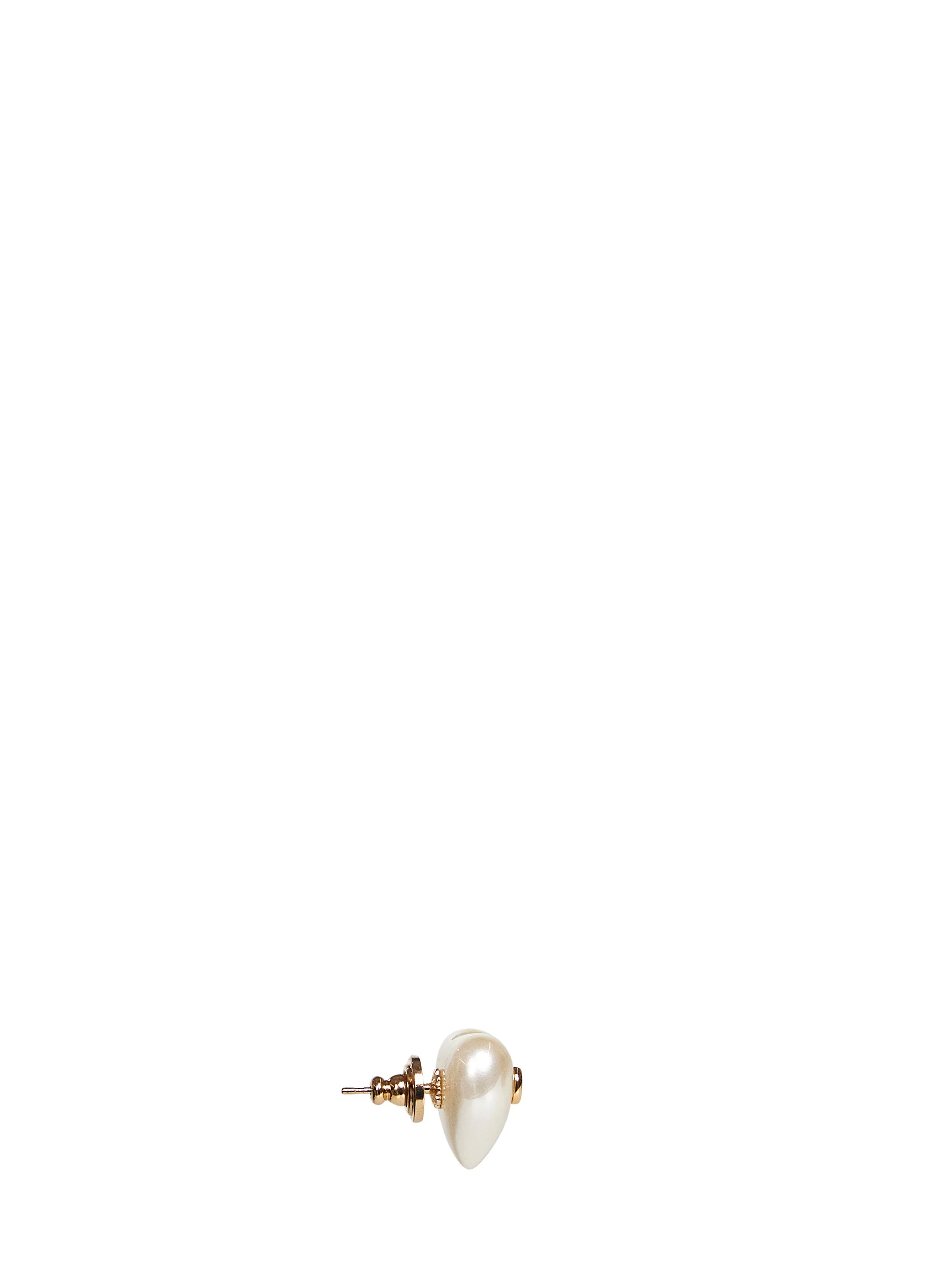 Valentino Garavani Women Metal And Pearl Vlogo Signature Earrings - Image 2