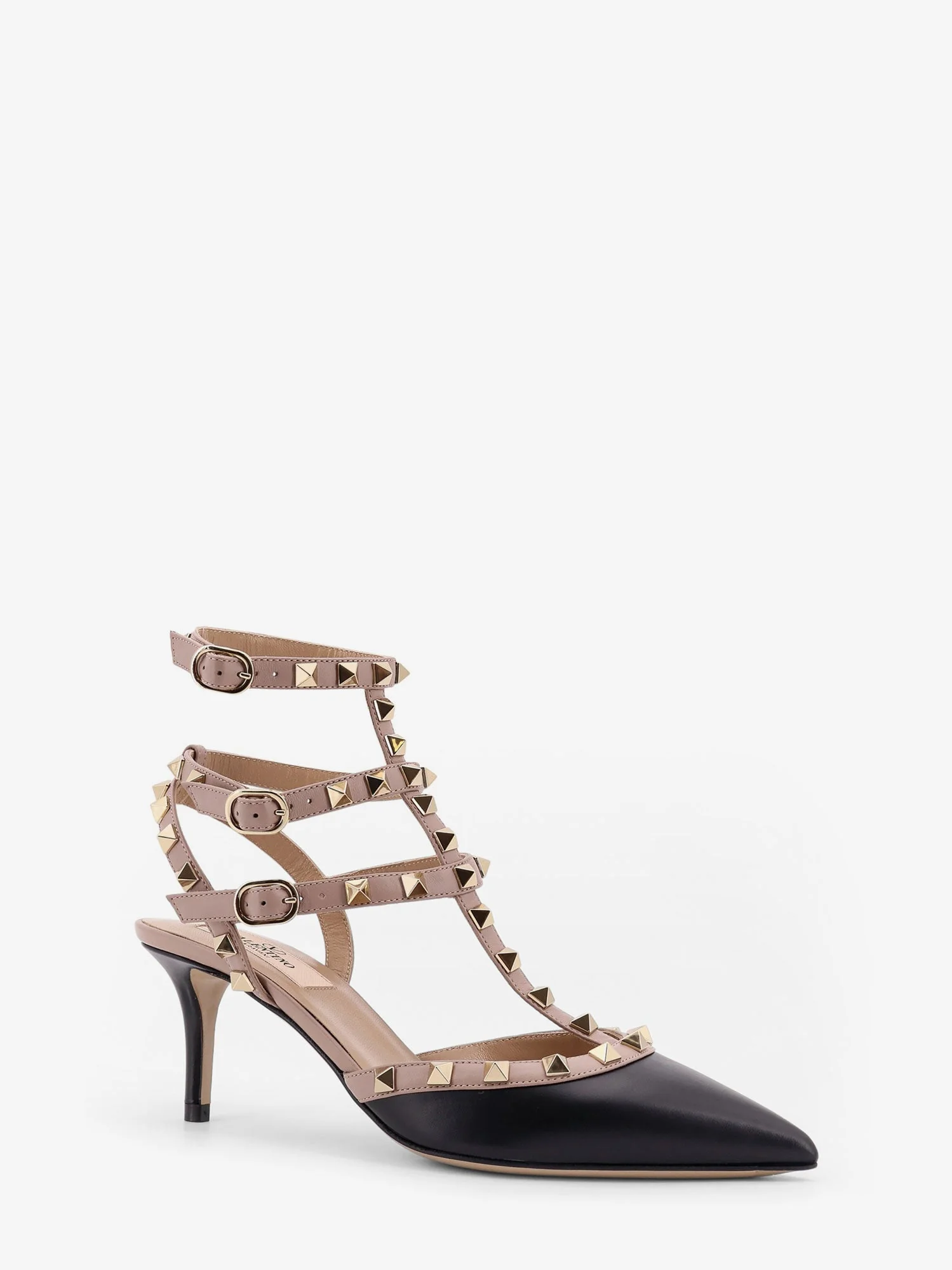 Valentino Garavani Women Rockstud Leather Decollete Slingback - Image 2