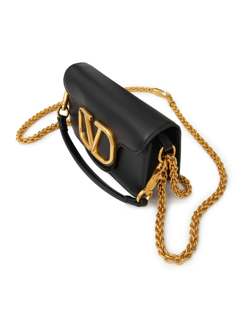 Valentino Garavani Women Small Shoulder Bag Locò In Calfskin - Image 4