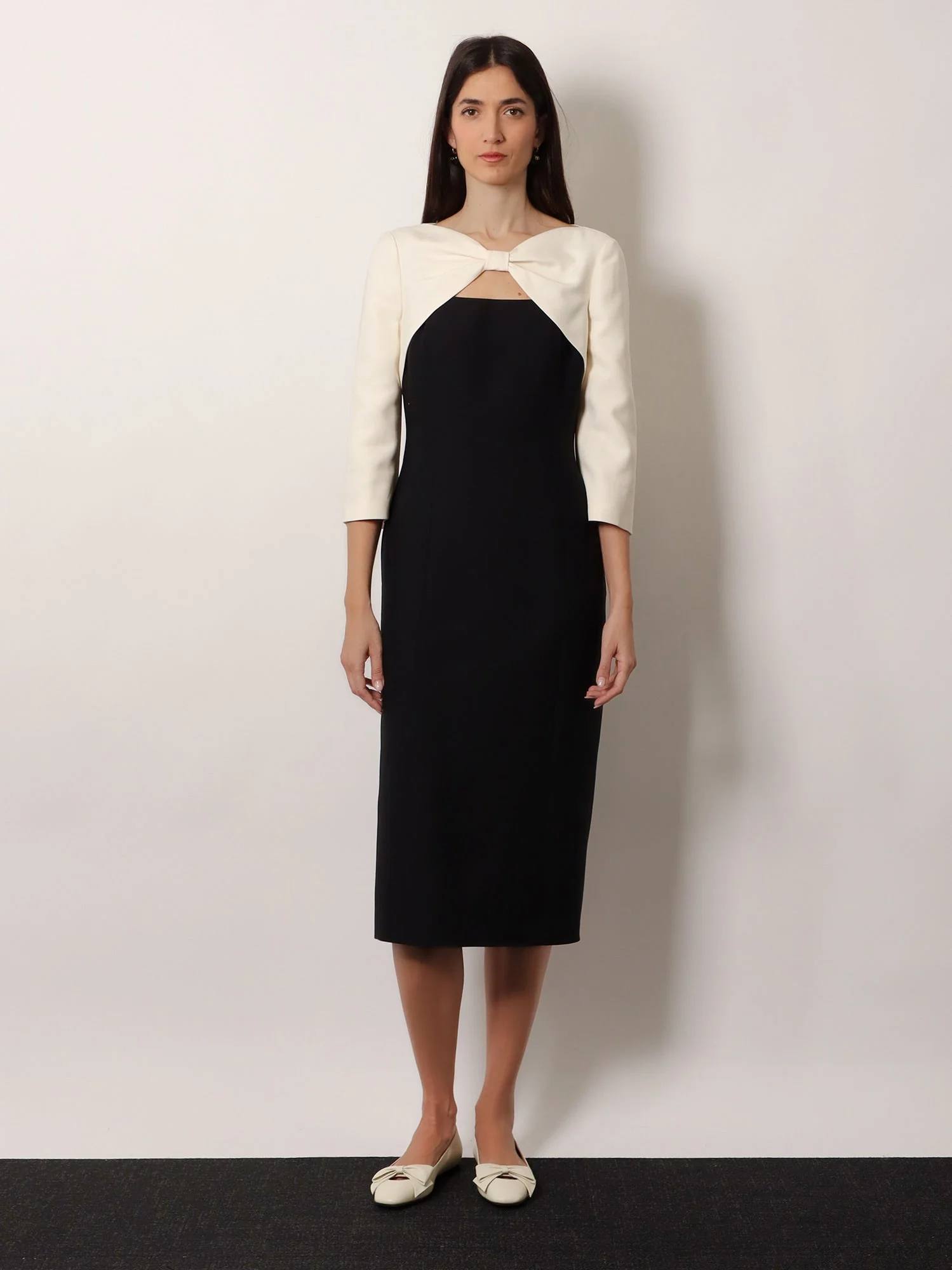 Valentino Women Crãªpe Midi Dress - Image 2