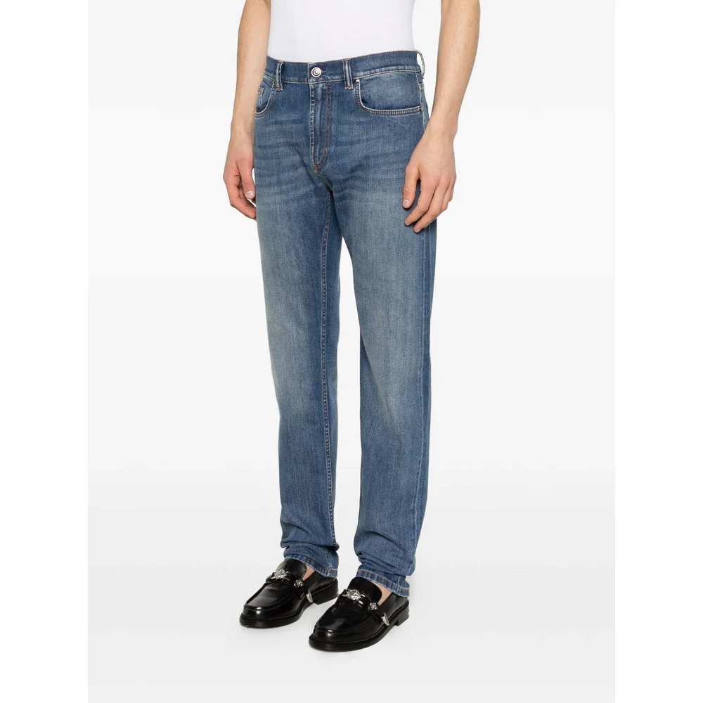 Versace Blue Denim - Regular & Straight-Leg Jeans Men - Image 2