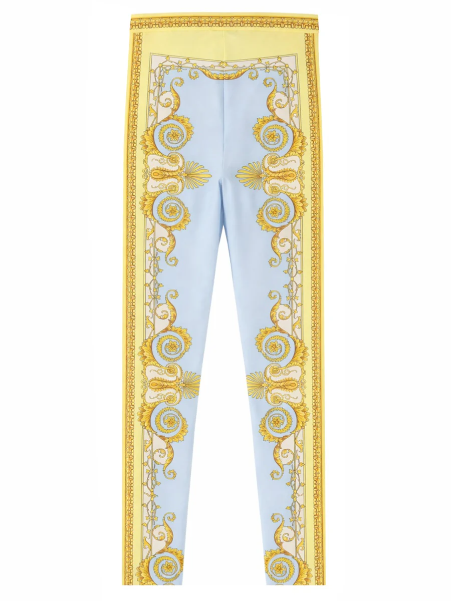 Versace Women Leggings With "Baroque" Print - Image 2
