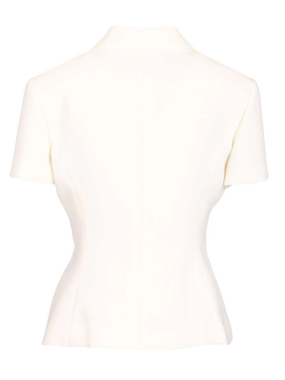 Versace Women Fitted Jacket In Double Wool Crêpe - Image 2