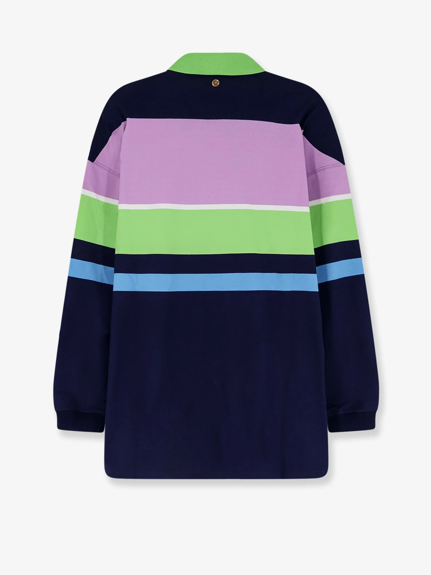 Versace Women Multicolor Stripes Cotton Sweatshirt - Image 2