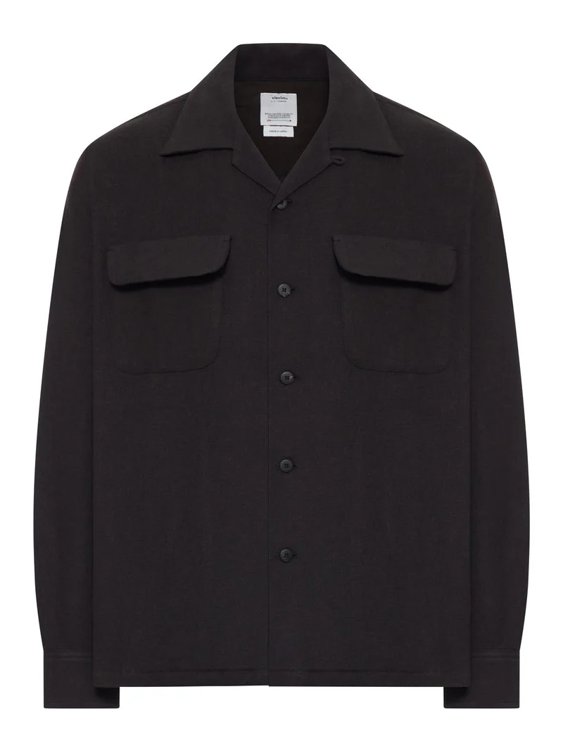 Visvim Men Wool Overshirt With Patch Pockets