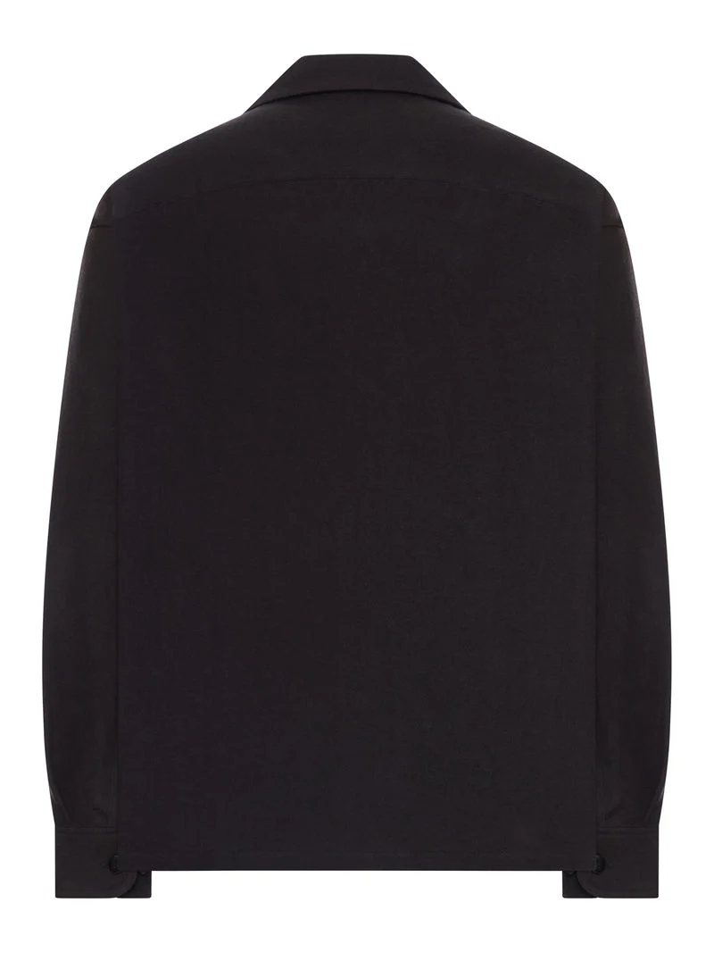 Visvim Men Wool Overshirt With Patch Pockets - Image 2
