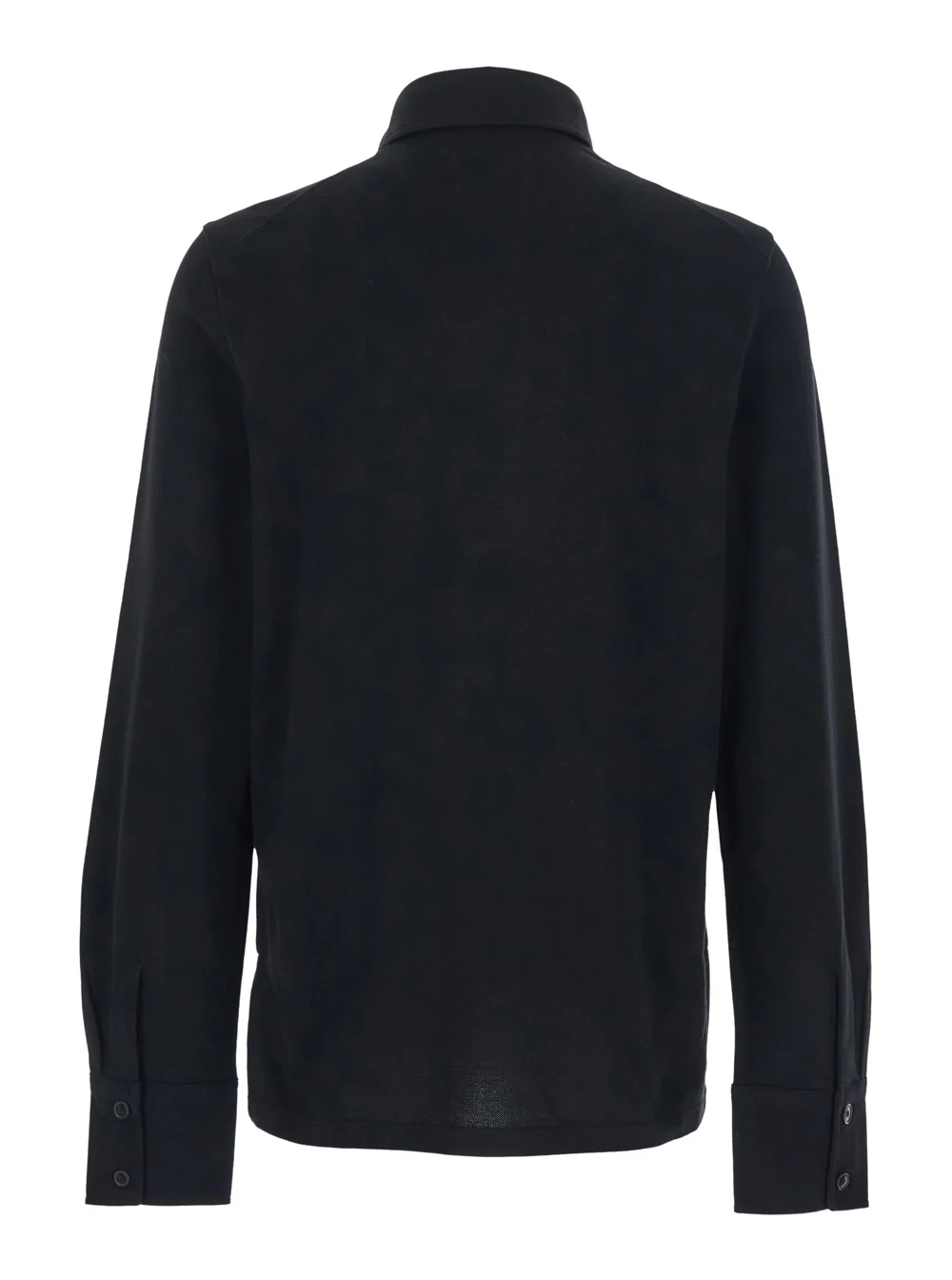 Vivienne Westwood Men Black Long-Sleeved Polo Shirt With Tone-On-Tone Logo On The Front In Cotton Man - Image 2