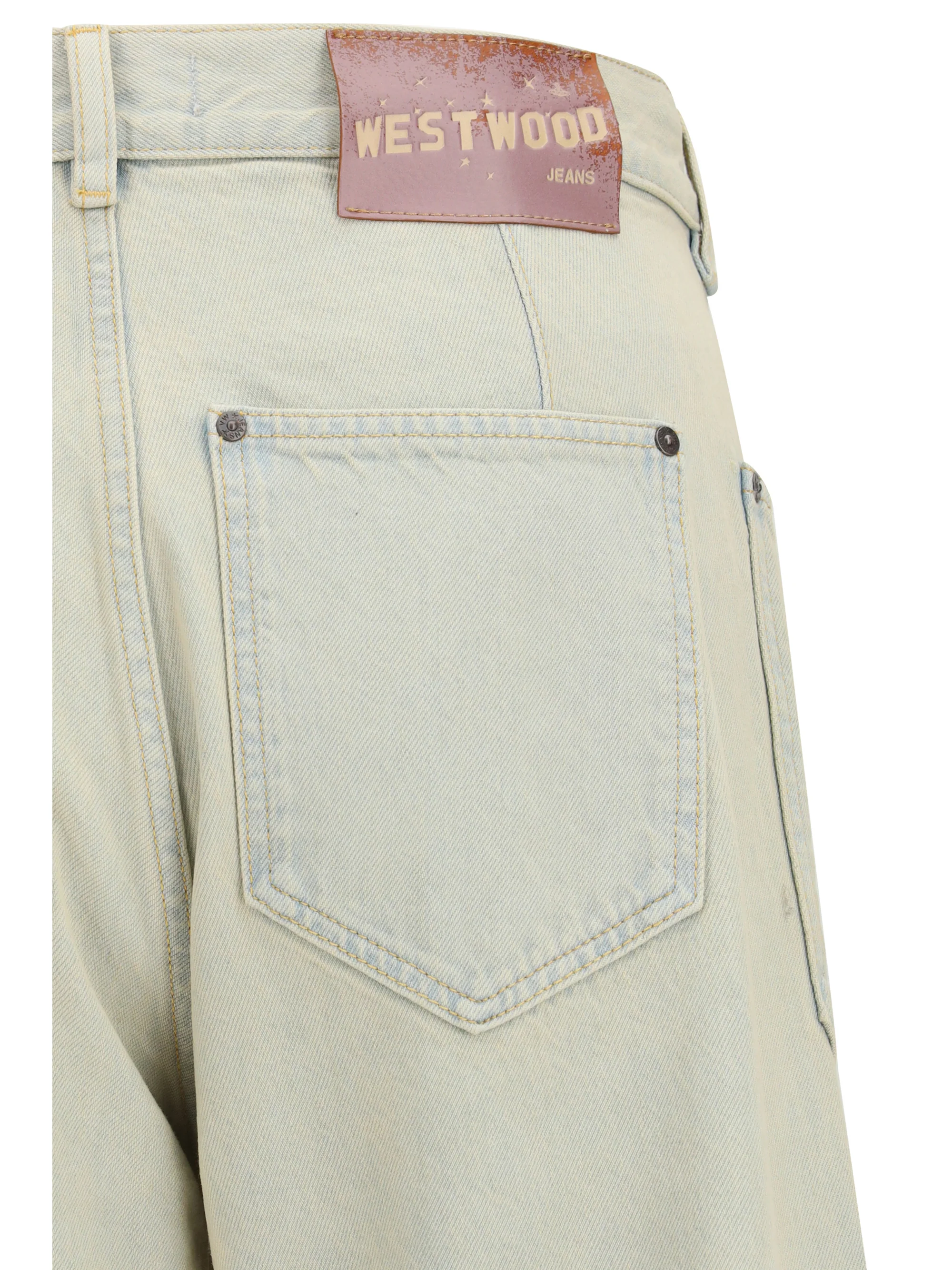Vivienne Westwood Men Jeans In Cotton With Patch Pockets - Image 3
