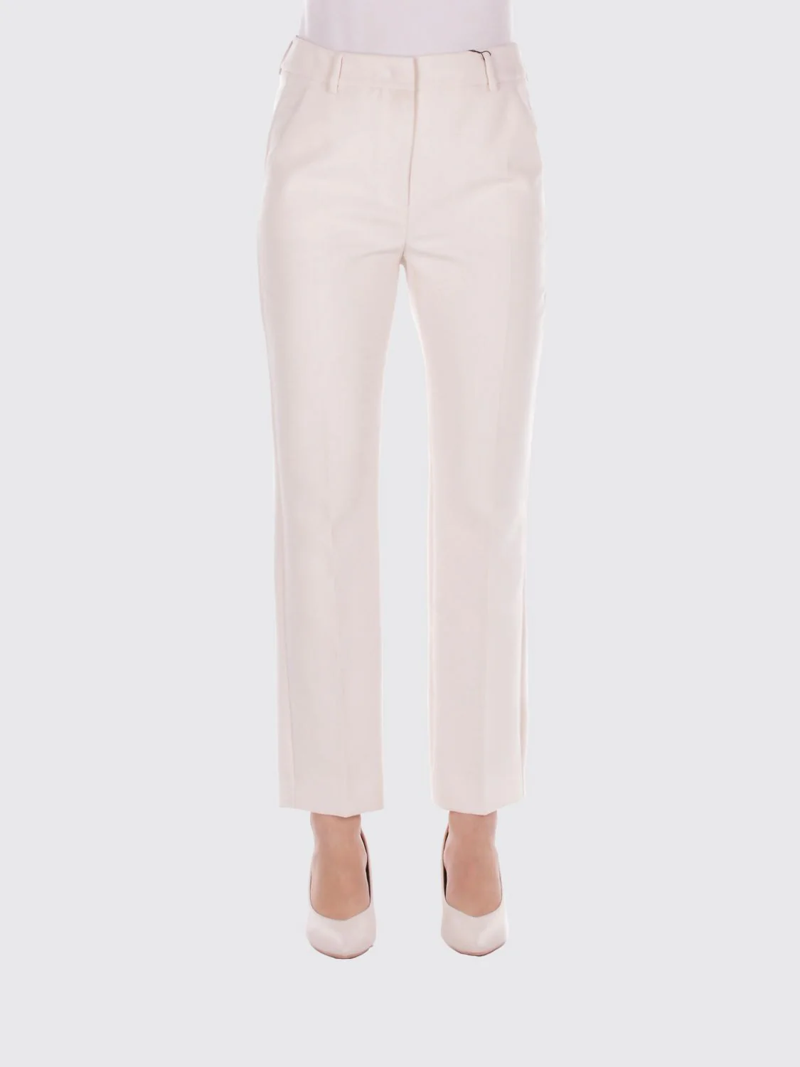 Weekend Max Mara Pants Woman White