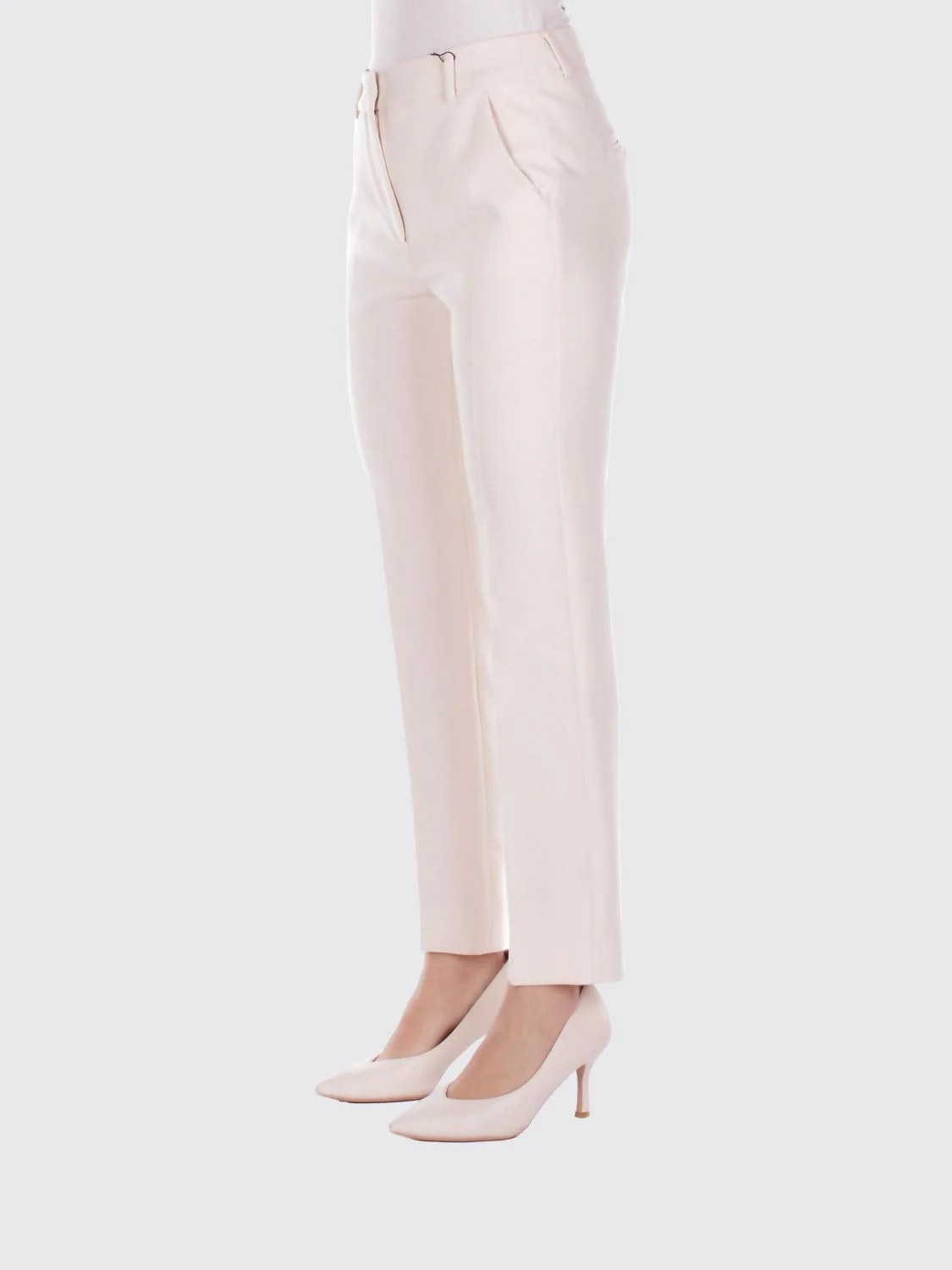 Weekend Max Mara Pants Woman White - Image 3