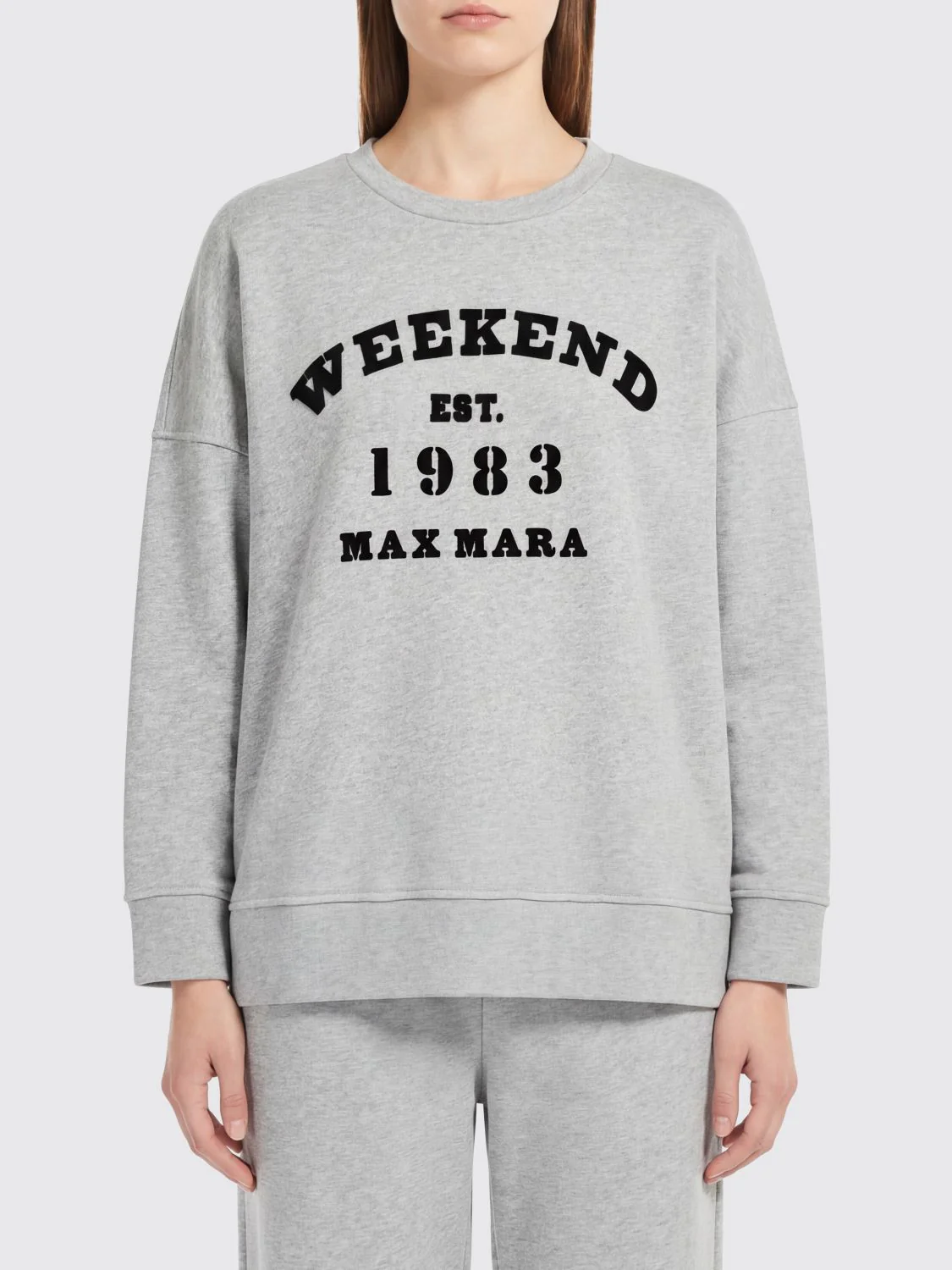 Weekend Max Mara Sweatshirt Woman Grey