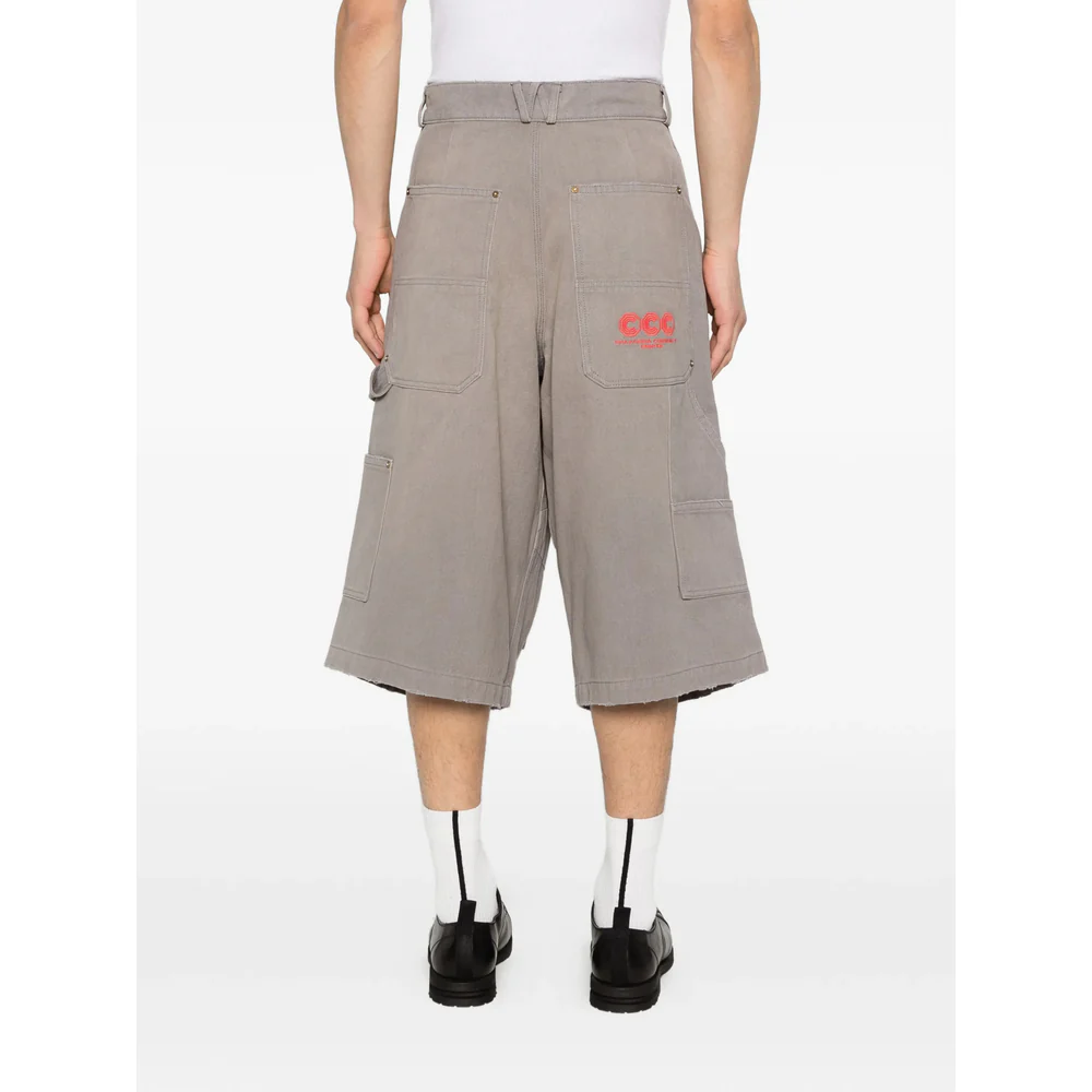 Willy Chavarria Grey Shorts - Bermuda Shorts Men - Image 3