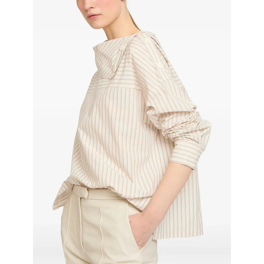 Yves Salomon Neutrals Tops - Blouses Women - Image 2