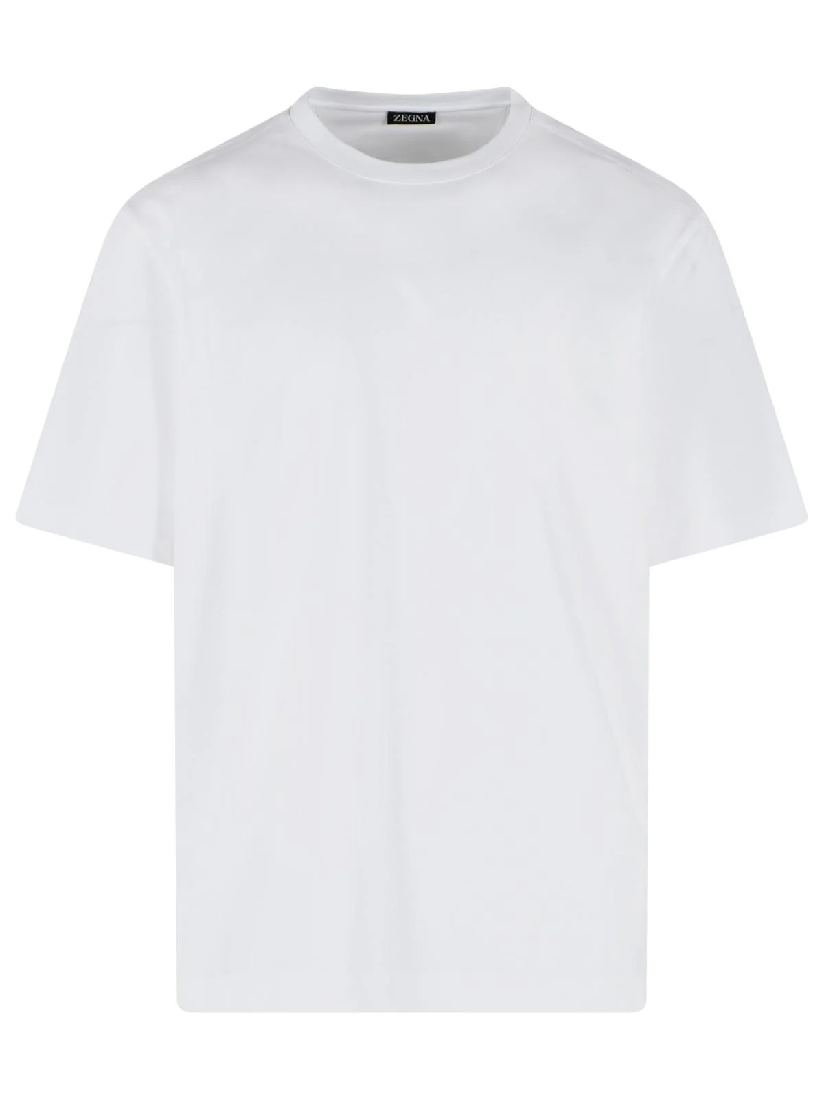 Zegna White Cotton T-Shirt Men