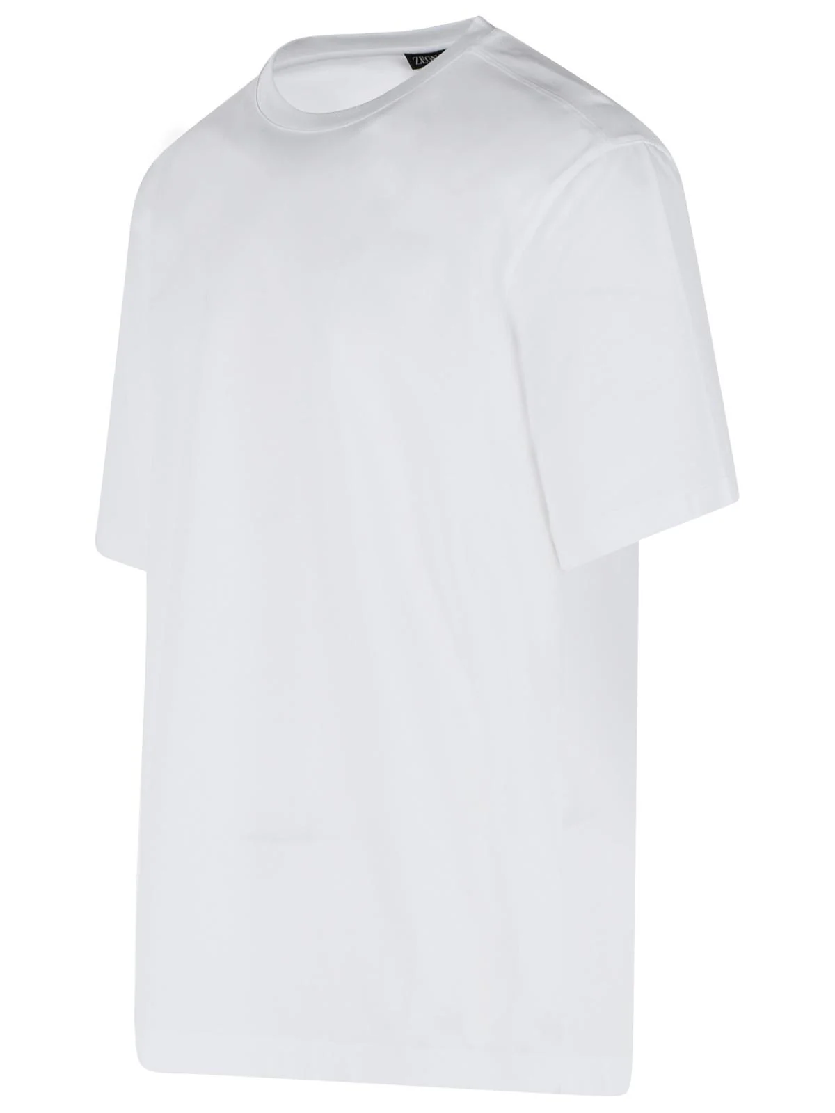 Zegna White Cotton T-Shirt Men - Image 2