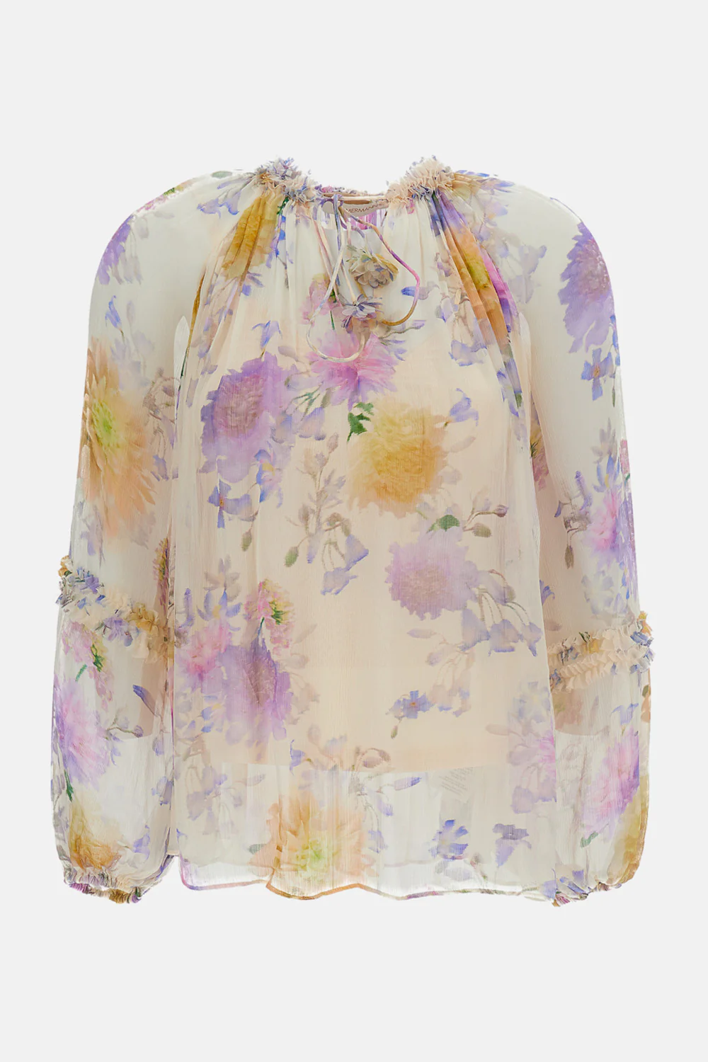 Zimmermann Women Luna Ruffle Blouse