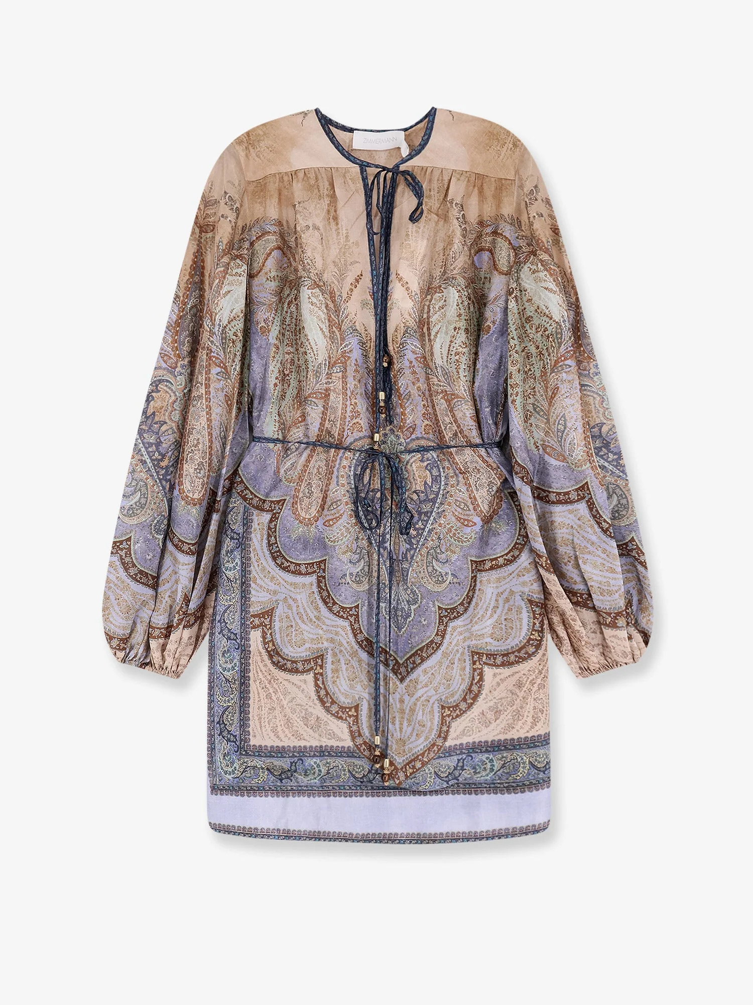 Zimmermann Women Wanderlust Tunic Silk Mini Dress